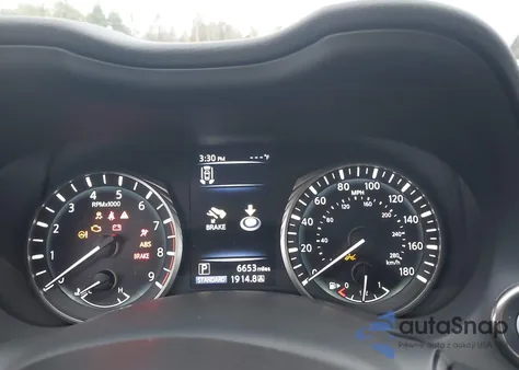 2024 Infiniti Q50 Red Sport 400 Awd z USA, uszkodzony, nr VIN JN1FV7DR2RM680442